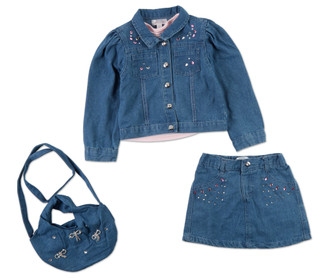 Thumbnail 1: Nannette Little Girls 4 Pc Skirt Set  