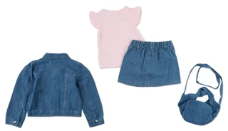 Thumbnail 3: Nannette Little Girls 4 Pc Skirt Set  