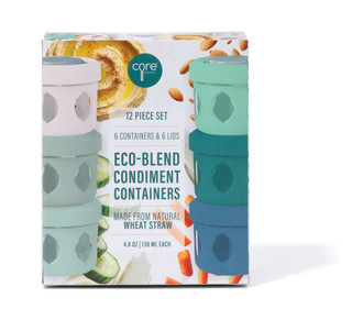 Thumbnail 2: CORE KITCHEN 6 Pk Eco-Blend Condiment Containers 