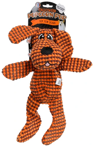 Thumbnail 1: Bow Wow Pet Halloween Popcorn Pup Dog Toy  