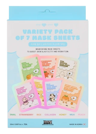 Thumbnail 1: Arirang Bliss Variety Pack of 7 Masks 