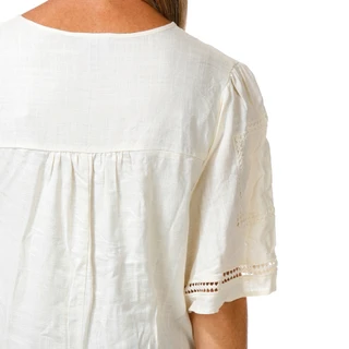 Thumbnail 2: AGB Women's Split Neck Henley Top 