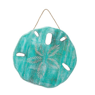 Thumbnail 1: JD YEATTS 15.5 in Wooden Sand Dollar Wall Decoration 