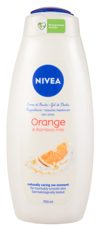 Thumbnail 1: Nivea 2 Pk Orange & Bamboo Milk Body Wash 
