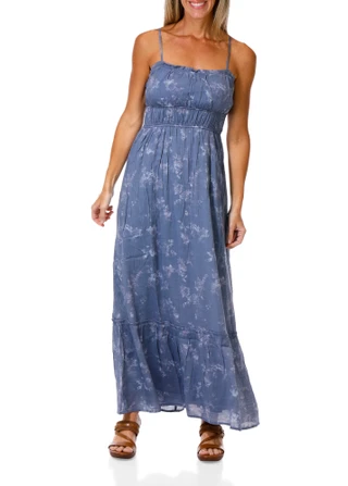 Thumbnail 1: Pink Rose Juniors Woven Maxi Dress 