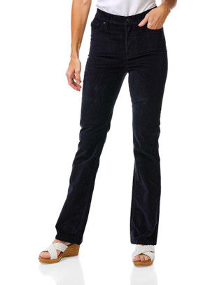 Thumbnail 1: DKNY Women's High Rise Bootcut Corduroy Pants 