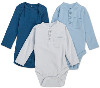 Thumbnail 1: ELEPHANT AND CASTLE Baby Boys 3 Pk Creepers 