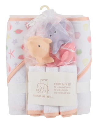Thumbnail 1: ELEPHANT AND CASTLE 9 Pc Bath Set 
