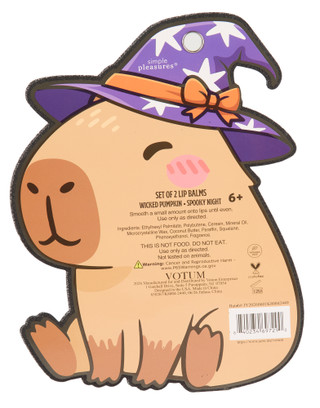 Thumbnail 2: VOTUM 2 Pk Capy Spooky Lip Balm Set 