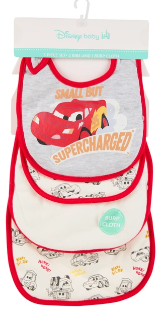 Thumbnail 1: Disney Baby 3 Pc Bibs & Burp Cloth Set 