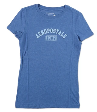 Thumbnail 1: Aeropostale Juniors Solid Logo Top  