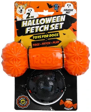 Thumbnail 1: Bow Wow Pet 2 Pk Halloween Candy Scent Dog Toys  