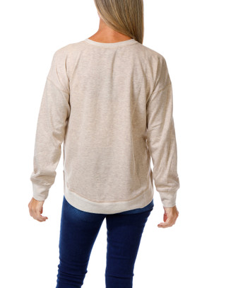 Thumbnail 2: Sable Sky Women's Harvest Thankful Fleece Top 