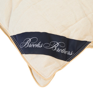 Thumbnail 2: Brooks Brothers Queen Linen Bed Pillow 