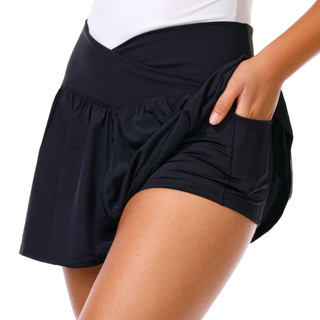 Thumbnail 4: GOTTEX Women's Flowy Woven Shorts 