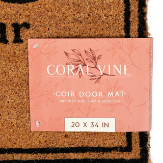 Thumbnail 2: Bombay Welcome to Our Home Coir Doormat 