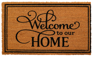 Thumbnail 1: Bombay Welcome to Our Home Coir Doormat 
