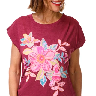 Thumbnail 5: Democracy Women's Asymmetrical Ruched Knit Top 