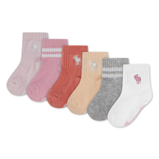 Thumbnail 1: Abercrombie & Fitch Baby 6-Pack Quarter Socks 