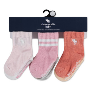 Thumbnail 3: Abercrombie & Fitch Baby 6-Pack Quarter Socks 