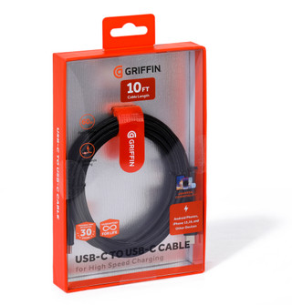 Thumbnail 2: Griffin 10 Ft USB-C to USB-C Charging Cable 