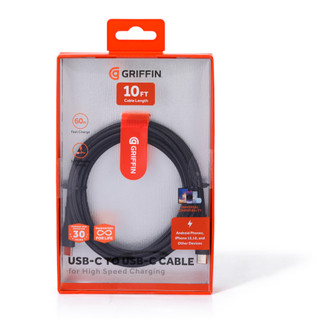 Thumbnail 1: Griffin 10 Ft USB-C to USB-C Charging Cable 