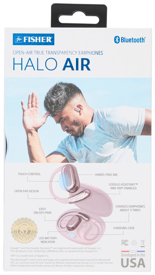 Thumbnail 3: Fisher Halo Air Open-Air Transparency Earphones 