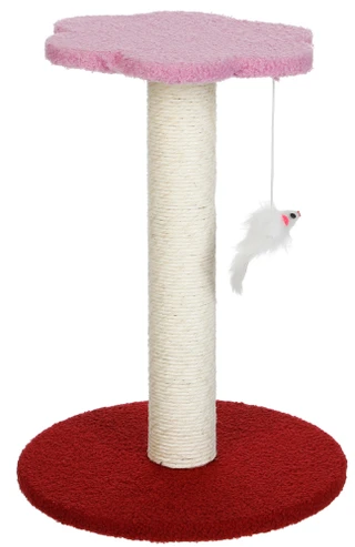 Thumbnail 1: MEOW & ROLL 16-Inch Cat Scratching Post with Perch 