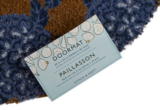 Thumbnail 3: Home Essentials Half-Round Welcome Hydrangea Outdoor Rug 