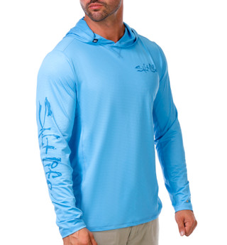 Thumbnail 2: Salt Life Men's Long Sleeve Fishing Hoodie 