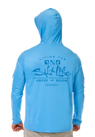 Thumbnail 1: Salt Life Men's Long Sleeve Fishing Hoodie 