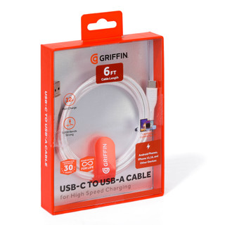 Thumbnail 2: Griffin 6-Ft. USB-C to USB-A Charging Cable 