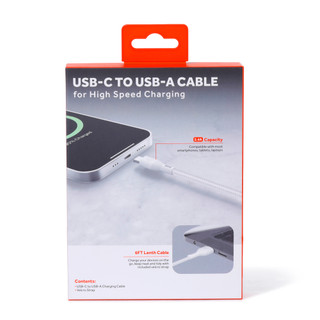 Thumbnail 3: Griffin 6-Ft. USB-C to USB-A Charging Cable 