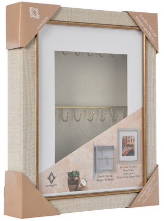 Thumbnail 2: CONCEPTS IN TIME Jewelry Storage Shadow Box Photo Frame 