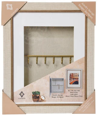 Thumbnail 1: CONCEPTS IN TIME Jewelry Storage Shadow Box Photo Frame 