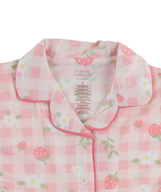 Thumbnail 2: Cutie Pie Baby Girls' 2-Piece Pajama Shorts Set 