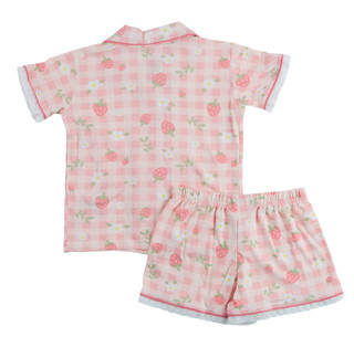 Thumbnail 3: Cutie Pie Baby Girls' 2-Piece Pajama Shorts Set 