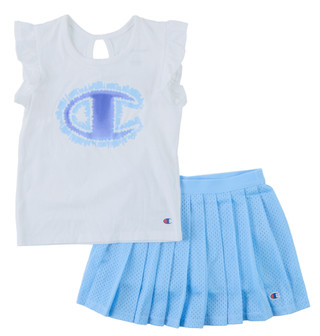 Thumbnail 1: Champion Little Girls' Graphic Tee Skort Set 