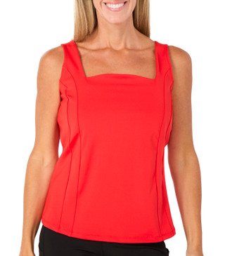 Thumbnail 1: NINE WEST Women's Sleeveless Square Neck Top 