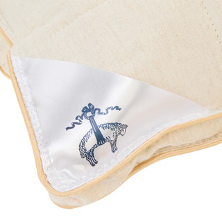 Thumbnail 4: Brooks Brothers King Linen Bed Pillow 