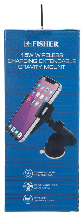 Thumbnail 3: Fisher 15W Wireless Charging Car Mount 