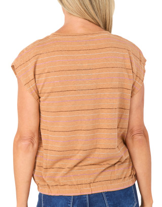 Thumbnail 4: Democracy Women's Cap Sleeve Scoop Neck Knit Top 