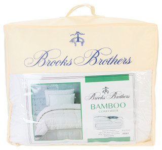 Thumbnail 1: Brooks Brothers Queen Bamboo Comforter 