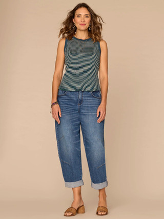 Thumbnail 4: Democracy Women's Sleeveless Keyhole Back Knit Tank Top 