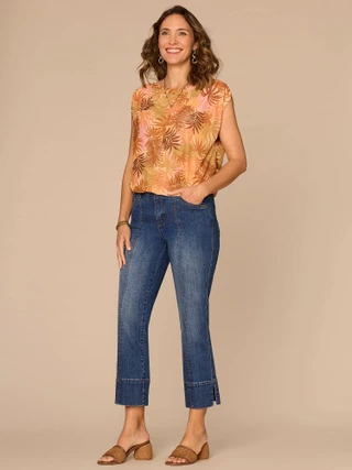 Thumbnail 2: Democracy Women's Boat Neck Bubble Hem Knit Top 
