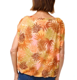 Thumbnail 3: Democracy Women's Boat Neck Bubble Hem Knit Top 