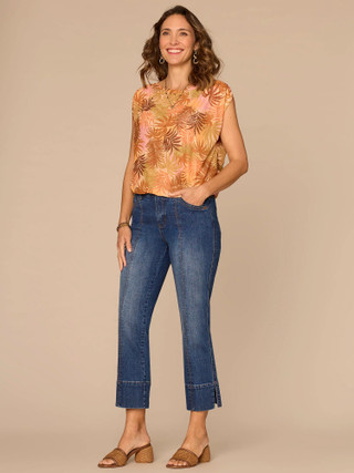 Thumbnail 2: Democracy Women's Boat Neck Bubble Hem Knit Top 