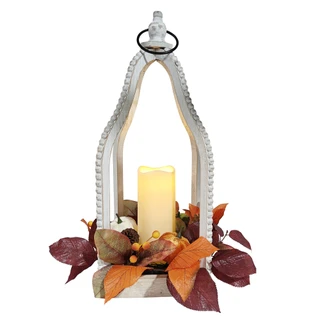 Thumbnail 1: Autumn Gatherings 14 in LED Floral Harvest Home Accent  