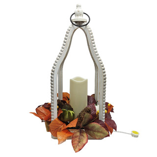Thumbnail 3: Autumn Gatherings 14 in LED Floral Harvest Home Accent  