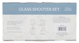 Thumbnail 2: CORE HOME 4-Piece Glass Shooter Set 